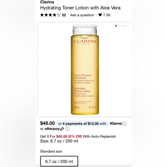 New sealed Clarins Hydrating Toning Lotion - Picture 1 of 3